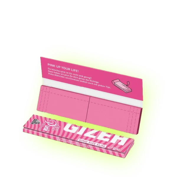 Gizeh ALL PINK King Size Slim