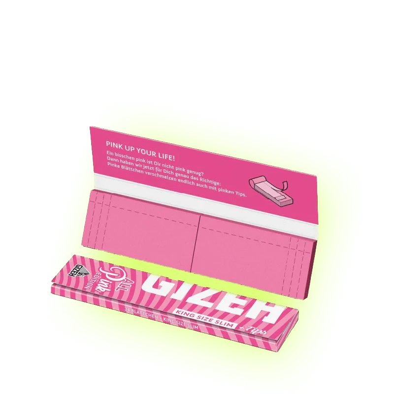 Gizeh ALL PINK King Size Slim